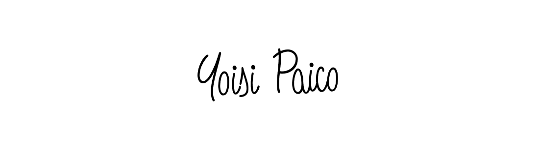 Also You can easily find your signature by using the search form. We will create Yoisi Paico name handwritten signature images for you free of cost using Angelique-Rose-font-FFP sign style. Yoisi Paico signature style 5 images and pictures png