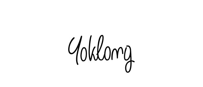 Check out images of Autograph of Yoklong name. Actor Yoklong Signature Style. Angelique-Rose-font-FFP is a professional sign style online. Yoklong signature style 5 images and pictures png
