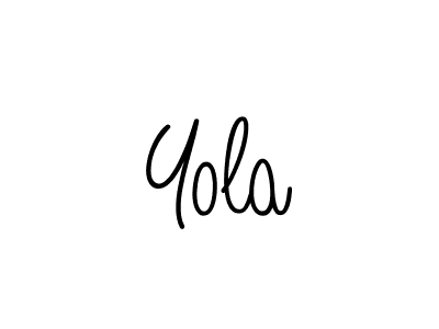 Make a beautiful signature design for name Yola. Use this online signature maker to create a handwritten signature for free. Yola signature style 5 images and pictures png