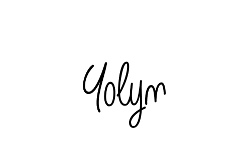 Once you've used our free online signature maker to create your best signature Angelique-Rose-font-FFP style, it's time to enjoy all of the benefits that Yolyn name signing documents. Yolyn signature style 5 images and pictures png