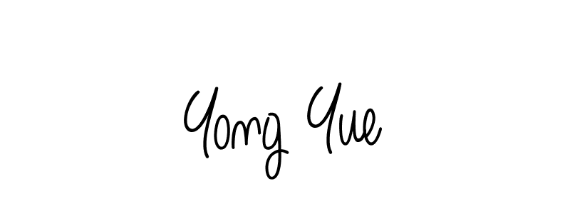 The best way (Angelique-Rose-font-FFP) to make a short signature is to pick only two or three words in your name. The name Yong Yue include a total of six letters. For converting this name. Yong Yue signature style 5 images and pictures png