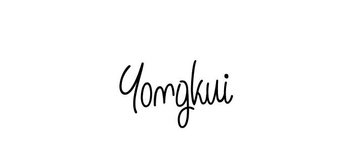 This is the best signature style for the Yongkui name. Also you like these signature font (Angelique-Rose-font-FFP). Mix name signature. Yongkui signature style 5 images and pictures png