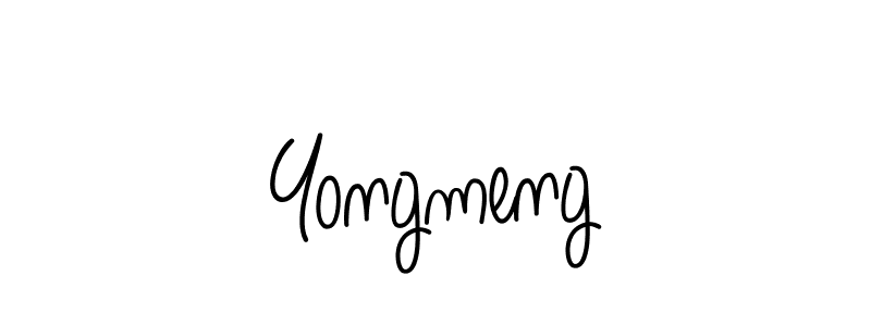 Also we have Yongmeng name is the best signature style. Create professional handwritten signature collection using Angelique-Rose-font-FFP autograph style. Yongmeng signature style 5 images and pictures png