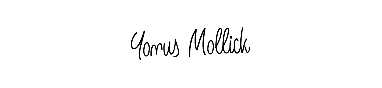 Once you've used our free online signature maker to create your best signature Angelique-Rose-font-FFP style, it's time to enjoy all of the benefits that Yonus Mollick name signing documents. Yonus Mollick signature style 5 images and pictures png