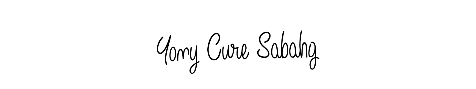 Similarly Angelique-Rose-font-FFP is the best handwritten signature design. Signature creator online .You can use it as an online autograph creator for name Yony Cure Sabahg. Yony Cure Sabahg signature style 5 images and pictures png