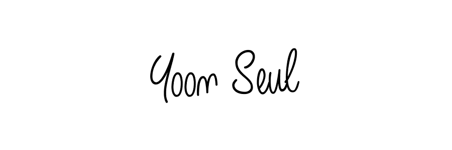 Angelique-Rose-font-FFP is a professional signature style that is perfect for those who want to add a touch of class to their signature. It is also a great choice for those who want to make their signature more unique. Get Yoon Seul name to fancy signature for free. Yoon Seul signature style 5 images and pictures png