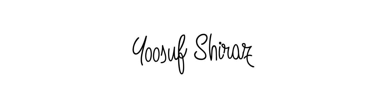 Make a beautiful signature design for name Yoosuf Shiraz. Use this online signature maker to create a handwritten signature for free. Yoosuf Shiraz signature style 5 images and pictures png