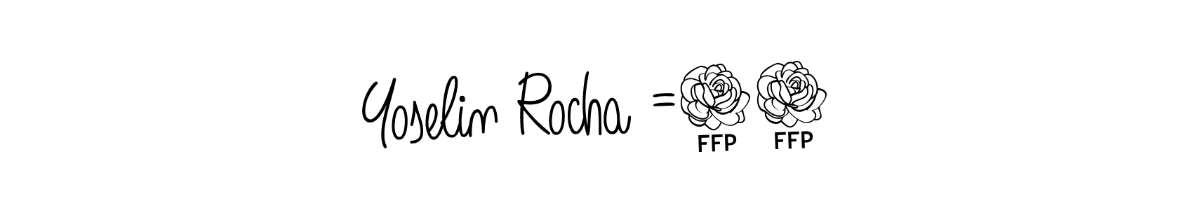 Make a beautiful signature design for name Yoselin Rocha =18. Use this online signature maker to create a handwritten signature for free. Yoselin Rocha =18 signature style 5 images and pictures png