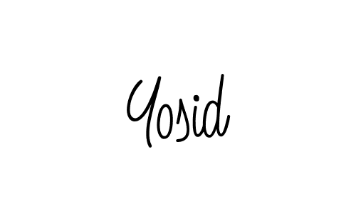 Also we have Yosid name is the best signature style. Create professional handwritten signature collection using Angelique-Rose-font-FFP autograph style. Yosid signature style 5 images and pictures png