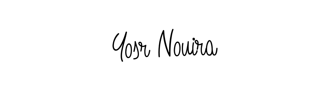 Best and Professional Signature Style for Yosr Nouira. Angelique-Rose-font-FFP Best Signature Style Collection. Yosr Nouira signature style 5 images and pictures png