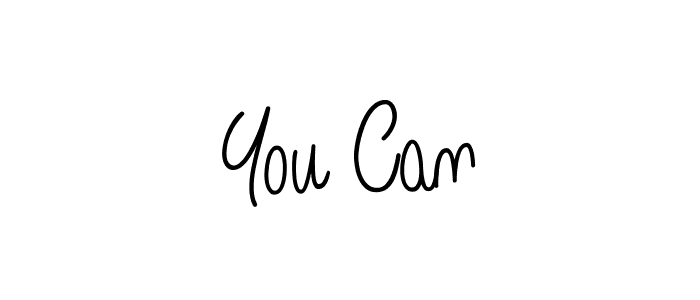 Design your own signature with our free online signature maker. With this signature software, you can create a handwritten (Angelique-Rose-font-FFP) signature for name You Can. You Can signature style 5 images and pictures png