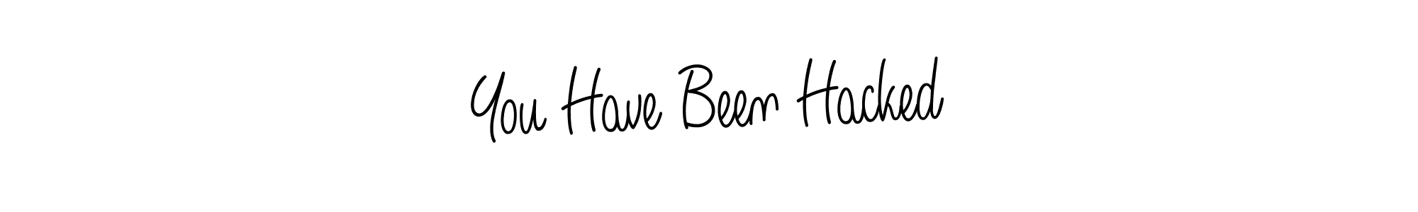 if you are searching for the best signature style for your name You Have Been Hacked. so please give up your signature search. here we have designed multiple signature styles  using Angelique-Rose-font-FFP. You Have Been Hacked signature style 5 images and pictures png