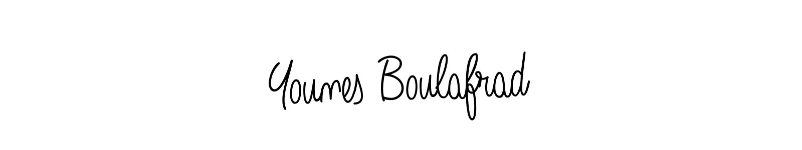 Younes Boulafrad stylish signature style. Best Handwritten Sign (Angelique-Rose-font-FFP) for my name. Handwritten Signature Collection Ideas for my name Younes Boulafrad. Younes Boulafrad signature style 5 images and pictures png