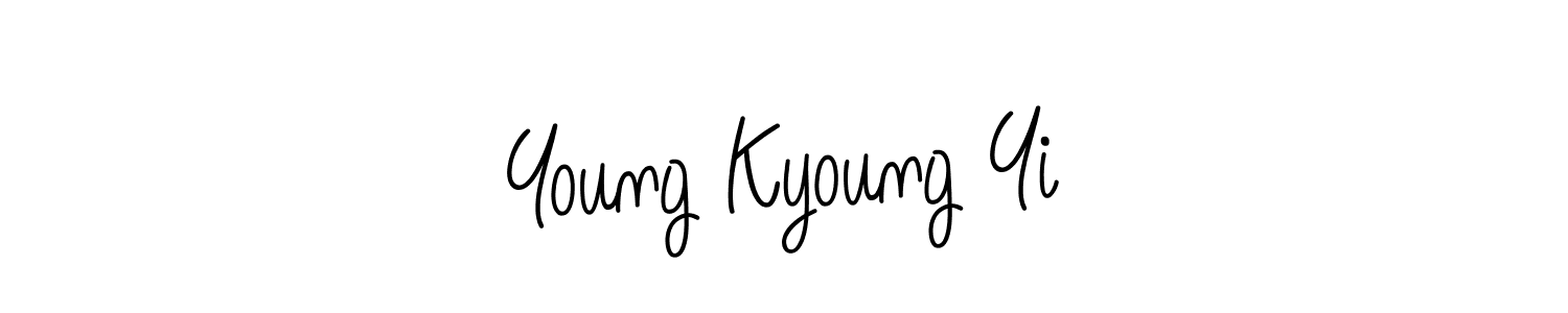 Also we have Young Kyoung Yi name is the best signature style. Create professional handwritten signature collection using Angelique-Rose-font-FFP autograph style. Young Kyoung Yi signature style 5 images and pictures png