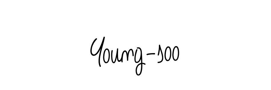 Create a beautiful signature design for name Young-soo. With this signature (Angelique-Rose-font-FFP) fonts, you can make a handwritten signature for free. Young-soo signature style 5 images and pictures png