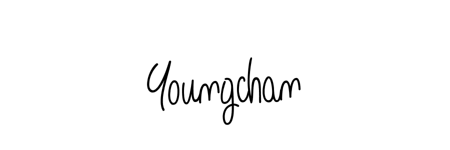 How to make Youngchan signature? Angelique-Rose-font-FFP is a professional autograph style. Create handwritten signature for Youngchan name. Youngchan signature style 5 images and pictures png