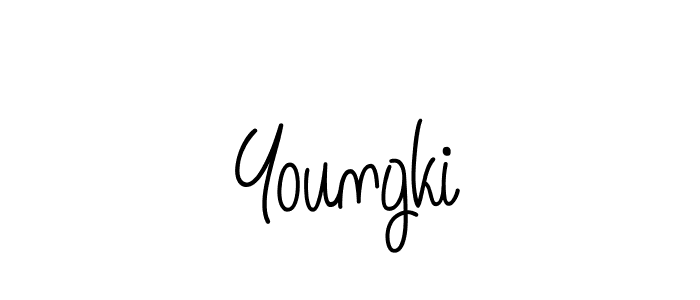 Make a beautiful signature design for name Youngki. Use this online signature maker to create a handwritten signature for free. Youngki signature style 5 images and pictures png