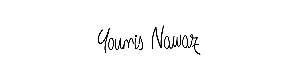 Make a beautiful signature design for name Younis Nawaz. Use this online signature maker to create a handwritten signature for free. Younis Nawaz signature style 5 images and pictures png