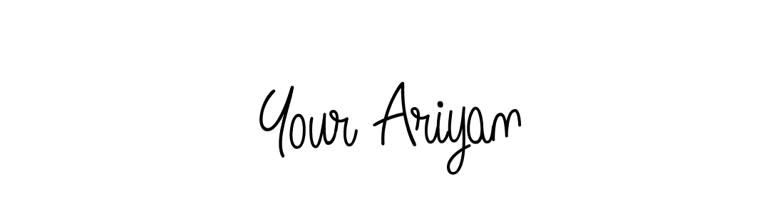 Make a beautiful signature design for name Your Ariyan. With this signature (Angelique-Rose-font-FFP) style, you can create a handwritten signature for free. Your Ariyan signature style 5 images and pictures png