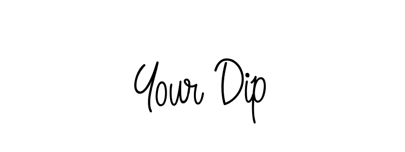 You should practise on your own different ways (Angelique-Rose-font-FFP) to write your name (Your Dip) in signature. don't let someone else do it for you. Your Dip signature style 5 images and pictures png