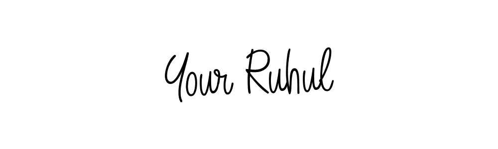 Make a beautiful signature design for name Your Ruhul. With this signature (Angelique-Rose-font-FFP) style, you can create a handwritten signature for free. Your Ruhul signature style 5 images and pictures png