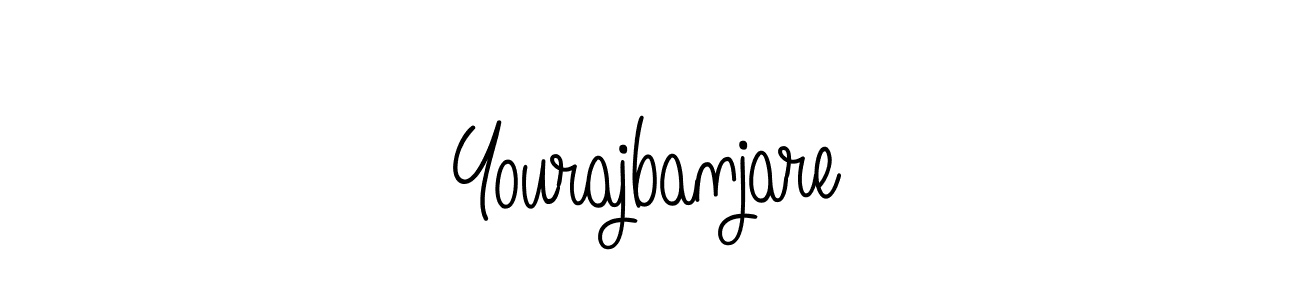 The best way (Angelique-Rose-font-FFP) to make a short signature is to pick only two or three words in your name. The name Yourajbanjare include a total of six letters. For converting this name. Yourajbanjare signature style 5 images and pictures png