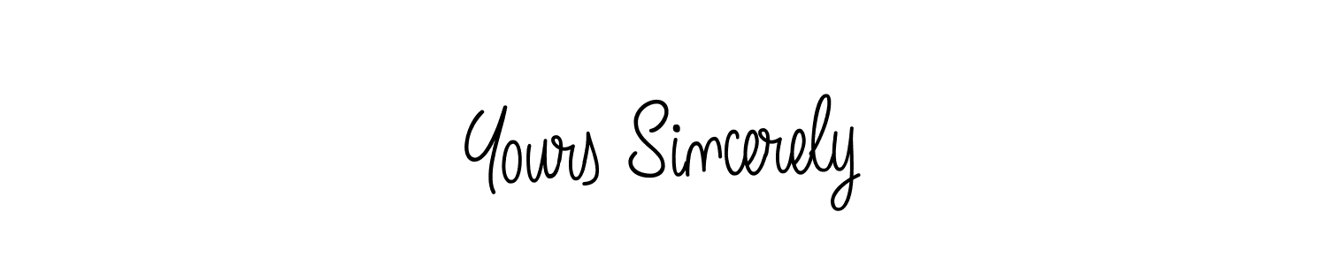 This is the best signature style for the Yours Sincerely name. Also you like these signature font (Angelique-Rose-font-FFP). Mix name signature. Yours Sincerely signature style 5 images and pictures png