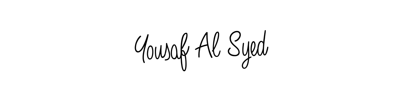 How to Draw Yousaf Al Syed signature style? Angelique-Rose-font-FFP is a latest design signature styles for name Yousaf Al Syed. Yousaf Al Syed signature style 5 images and pictures png