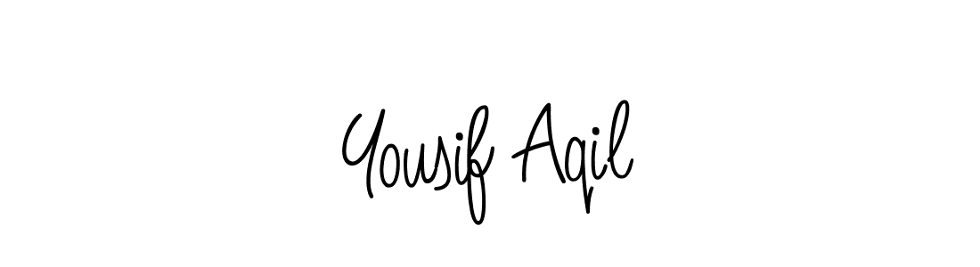 Once you've used our free online signature maker to create your best signature Angelique-Rose-font-FFP style, it's time to enjoy all of the benefits that Yousif Aqil name signing documents. Yousif Aqil signature style 5 images and pictures png