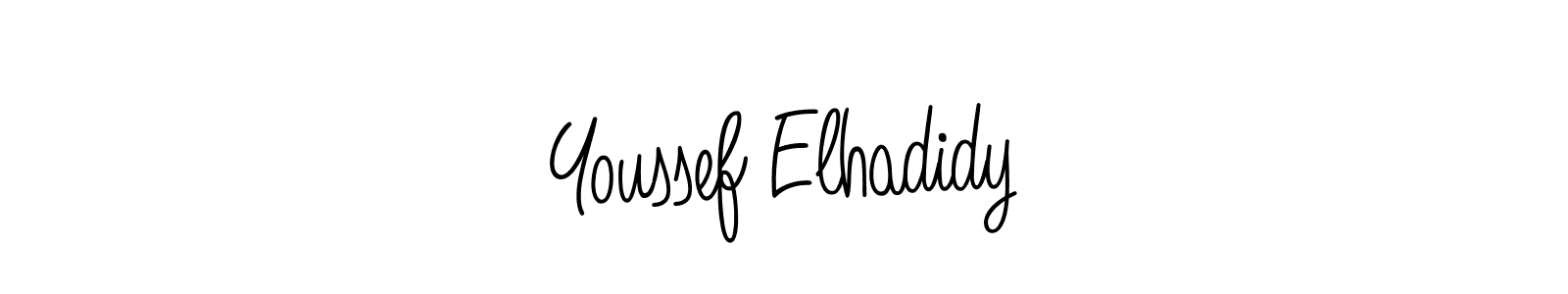 Create a beautiful signature design for name Youssef Elhadidy. With this signature (Angelique-Rose-font-FFP) fonts, you can make a handwritten signature for free. Youssef Elhadidy signature style 5 images and pictures png