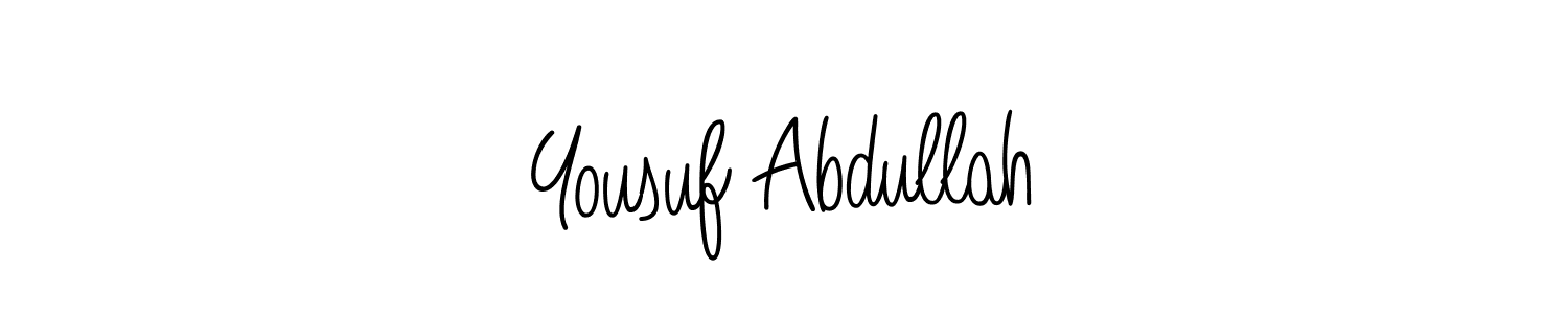 Also You can easily find your signature by using the search form. We will create Yousuf Abdullah name handwritten signature images for you free of cost using Angelique-Rose-font-FFP sign style. Yousuf Abdullah signature style 5 images and pictures png