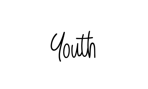 How to make Youth signature? Angelique-Rose-font-FFP is a professional autograph style. Create handwritten signature for Youth name. Youth signature style 5 images and pictures png