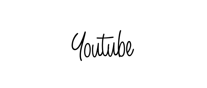 Design your own signature with our free online signature maker. With this signature software, you can create a handwritten (Angelique-Rose-font-FFP) signature for name Youtube. Youtube signature style 5 images and pictures png