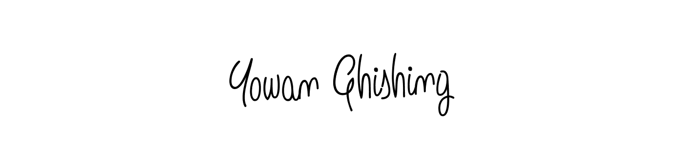 Also You can easily find your signature by using the search form. We will create Yowan Ghishing name handwritten signature images for you free of cost using Angelique-Rose-font-FFP sign style. Yowan Ghishing signature style 5 images and pictures png