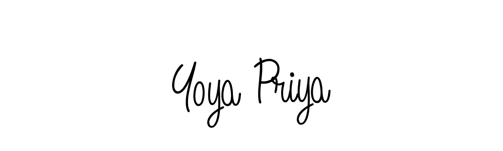 You can use this online signature creator to create a handwritten signature for the name Yoya Priya. This is the best online autograph maker. Yoya Priya signature style 5 images and pictures png