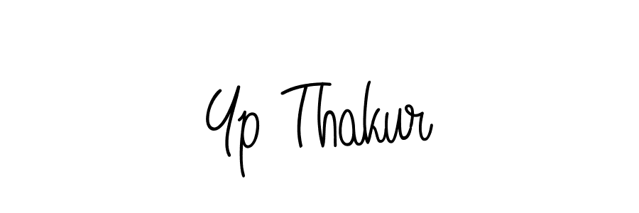 Make a beautiful signature design for name Yp Thakur. With this signature (Angelique-Rose-font-FFP) style, you can create a handwritten signature for free. Yp Thakur signature style 5 images and pictures png