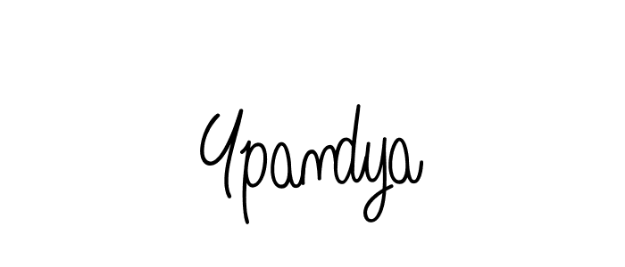 The best way (Angelique-Rose-font-FFP) to make a short signature is to pick only two or three words in your name. The name Ypandya include a total of six letters. For converting this name. Ypandya signature style 5 images and pictures png