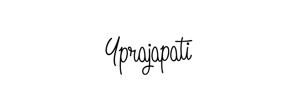 How to make Yprajapati name signature. Use Angelique-Rose-font-FFP style for creating short signs online. This is the latest handwritten sign. Yprajapati signature style 5 images and pictures png