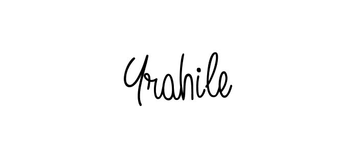 Also we have Yrahile name is the best signature style. Create professional handwritten signature collection using Angelique-Rose-font-FFP autograph style. Yrahile signature style 5 images and pictures png