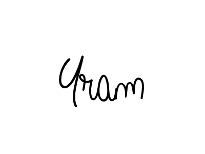 Make a beautiful signature design for name Yram. Use this online signature maker to create a handwritten signature for free. Yram signature style 5 images and pictures png