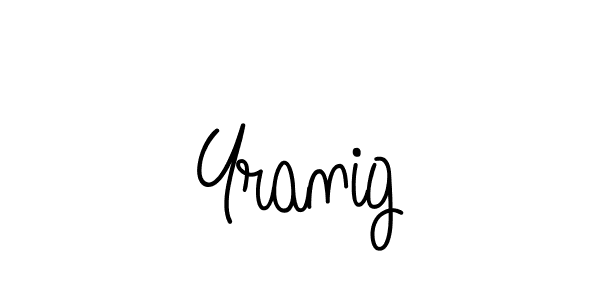 How to make Yranig name signature. Use Angelique-Rose-font-FFP style for creating short signs online. This is the latest handwritten sign. Yranig signature style 5 images and pictures png