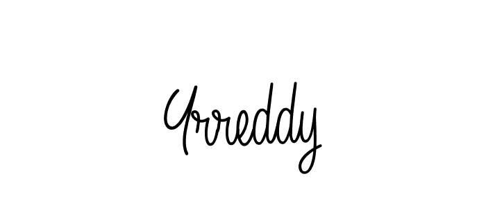 Design your own signature with our free online signature maker. With this signature software, you can create a handwritten (Angelique-Rose-font-FFP) signature for name Yrreddy. Yrreddy signature style 5 images and pictures png