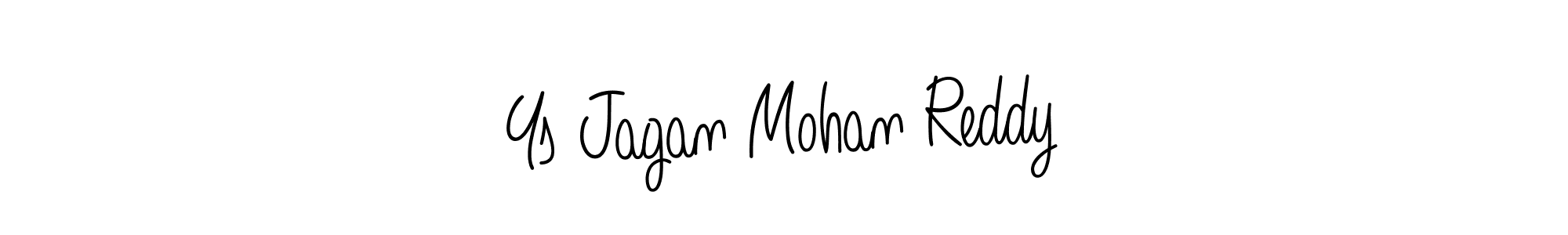 The best way (Angelique-Rose-font-FFP) to make a short signature is to pick only two or three words in your name. The name Ys Jagan Mohan Reddy include a total of six letters. For converting this name. Ys Jagan Mohan Reddy signature style 5 images and pictures png