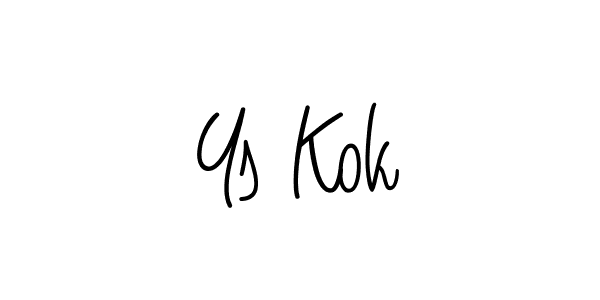 Also You can easily find your signature by using the search form. We will create Ys Kok name handwritten signature images for you free of cost using Angelique-Rose-font-FFP sign style. Ys Kok signature style 5 images and pictures png