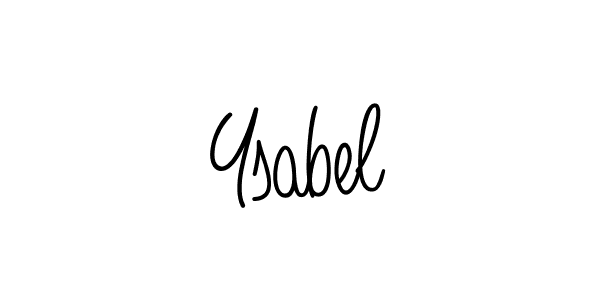 How to make Ysabel signature? Angelique-Rose-font-FFP is a professional autograph style. Create handwritten signature for Ysabel name. Ysabel signature style 5 images and pictures png