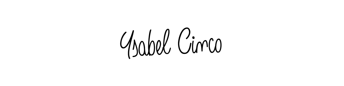 How to make Ysabel Cinco signature? Angelique-Rose-font-FFP is a professional autograph style. Create handwritten signature for Ysabel Cinco name. Ysabel Cinco signature style 5 images and pictures png