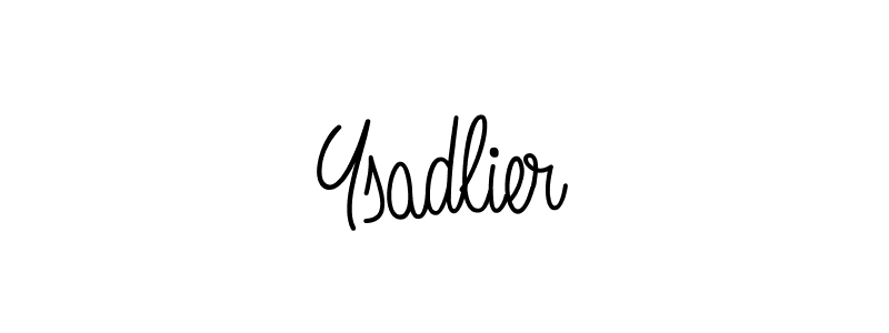 Design your own signature with our free online signature maker. With this signature software, you can create a handwritten (Angelique-Rose-font-FFP) signature for name Ysadlier. Ysadlier signature style 5 images and pictures png