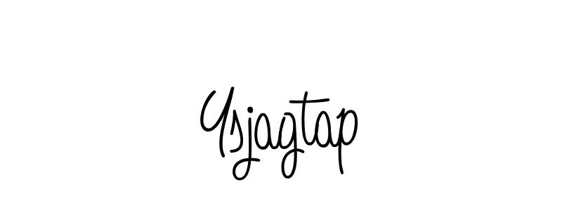 How to make Ysjagtap name signature. Use Angelique-Rose-font-FFP style for creating short signs online. This is the latest handwritten sign. Ysjagtap signature style 5 images and pictures png