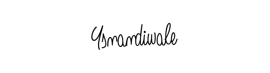 How to Draw Ysnandiwale signature style? Angelique-Rose-font-FFP is a latest design signature styles for name Ysnandiwale. Ysnandiwale signature style 5 images and pictures png