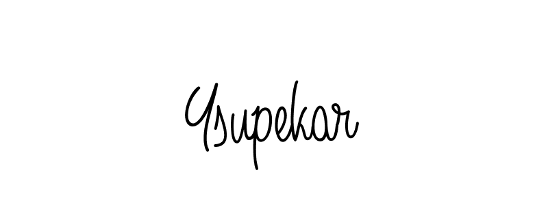 How to Draw Ysupekar signature style? Angelique-Rose-font-FFP is a latest design signature styles for name Ysupekar. Ysupekar signature style 5 images and pictures png